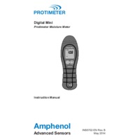 Protimeter Digital Mini Moisture Meter - User Manual