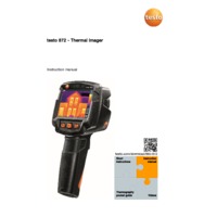 Testo 872 Thermal Imaging Camera - 9Hz - Instruction Manual