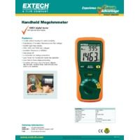 Extech 380260 Autoranging Digital Megohmeter - Datasheet