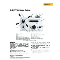 Fluke 6531 and 6532 Electronic Hydraulic Deadweight Tester - User Guide