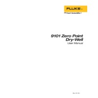 Fluke 9101-256 Zero-Point Dry-Well Calibrator - User Manual