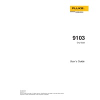 Fluke 9103-X-256 Below Ambient Dry Well Calibrator - User Guide