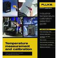 Fluke Industrial Temperature Calibrator Selection Guide