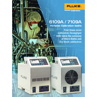 Fluke 6109A & 7109A Portable Calibration Bath - Datasheet