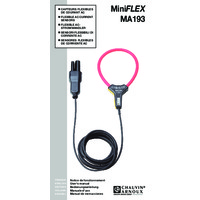 Chauvin Arnoux MA193 MiniFlex Clamp - User Manual