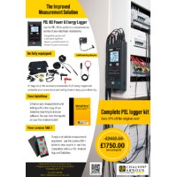Chauvin Arnoux PEL103 Power & Energy Logger, MA193 Clamps and Lenovo Tablet Kit - Promotion Details