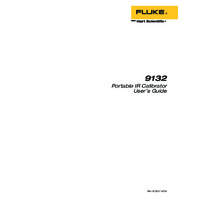 Fluke 9132-256 Portable IR Calibrator - User Guide