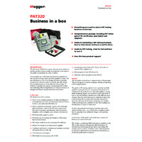 Megger PAT320 Business in a Box inc. PAT Testing & Marketing Guide