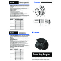 Pulsar FN Cover Ring Adapters for F135 & F155 - Data & Instruction Sheet