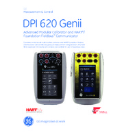 GE Druck DPI 620 GENII IS Calibrator - Datasheet