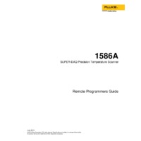 Fluke 1586A Super DAQ - Remote Programmer's Guide