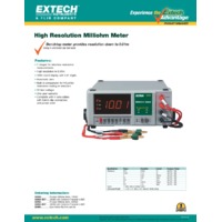 Extech 380562 High Resolution Precision Milliohm Meter (220VAC)