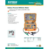 Extech 380580 Battery Powered Milliohm Meter