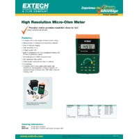 Extech UM200 High Resolution Micro Ohm Meter