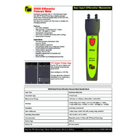 TPI SP620 Smart Probe Differential Pressure Meter with A620SP Pouch - Datasheet