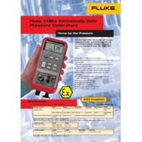 Fluke 718Ex Intrinsically Safe Pressure Calibrator  - Datasheet