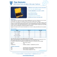 Time Electronics Calibrator for Ductor Testers and Micro-Ohm Meters (DuctorCal)