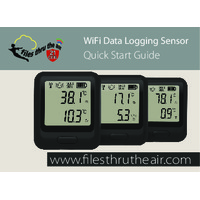 FilesThruTheAir EL-WIFI-21CFR-T Wi-Fi Temperature Data Logging Sensors - Quick Start Guide