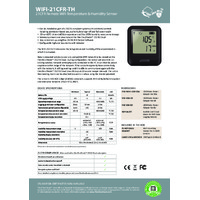 FilesThruTheAir EL-WIFI-21CFR-TH Temperature & Humidity Data Loggers - Standrad Accuracy - Datasheet