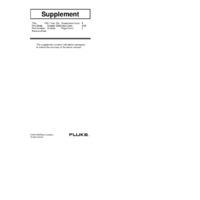 Fluke 1AC II E1 VoltAlert™ Voltage Detector - Instruction Sheet Supplement