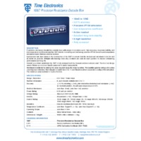 Time Electronics Resistance Box Precision Low Ohm (10 mOhm - 12k Ohm)