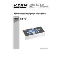 Kern BID Floor Scale's Display - Additional Instructions
