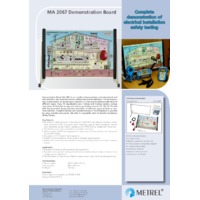 Metrel MA 2067 Full Low-Voltage Installation Demonstration Board - Datasheet