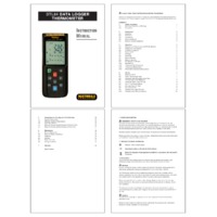 Martindale DTL84 Multi-Input Datalogging Thermometer - Instruction Manual