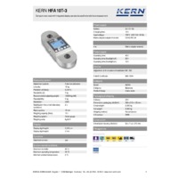 Kern HFA 10T-3 Crane Scales – Technical Specifications