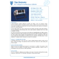 Time Electronics DC Multifunction V/I/R Calibrator - 0.005 Percent Accuracy