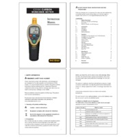 Martindale CO190 Temperature & Carbon Monoxide (CO) Meter - Instruction Manual
