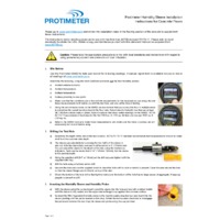 Protimeter Humidity Sleeves - Installation Instructions