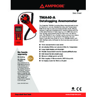 Amprobe TMA40-A Anemometer - Datasheet