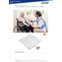 Kern MWB 300K-1 Compact Wheelchair Platform Scale - Datasheet