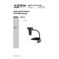 Kern ODC910 Digital WLAN Microscope - User Manual