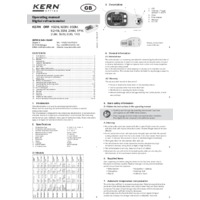 Kern ORF Digital Refractometers - Operating Manual