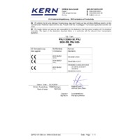 Kern PNJ Precision Balances -LVD Declaration of Conformity