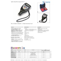 Sauter TC 1250.0.1FN-CAR Digital Coating Thickness Gauge - Datasheet