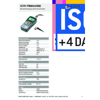 Sauter TN 60-0.01EE Ultrasonic Thickness Gauge - Technical Specifications