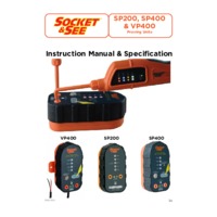 Socket & See SP200, SP400 & VP400 Proving Unit - User Manual