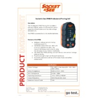 Socket & See SP400 Proving Unit - Datasheet