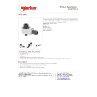 Norbar HT3-1000 Handtorque Multiplier - Datasheet