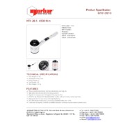 Norbar 17021 HT4 Series Handtorque® Multiplier - Product Specifications