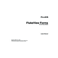 Fluke FlukeView® Forms Software - User Manual