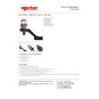 Norbar HT-72-5.2 Compact Handtorque Multipliers (180209) - Product Specifications