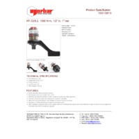 Norbar HT-72-5.2 Series Compact Handtorque Multipliers (180208) - Product Specifications