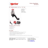 Norbar HT-119-25.5-AWUR Compact Handtorque Multiplier – Product Specifications