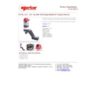 Norbar HT-52 Handtorque Multiplier & NORTORQUE® 60 Torque Wrench Kit - Product Specifications