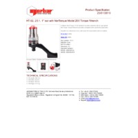 Norbar HT-92 Handtorque Multiplier & NORTORQUE® 200 Torque Wrench Kit - Datasheet