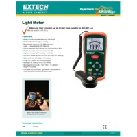 Extech LT300 Light Meter - Datasheet